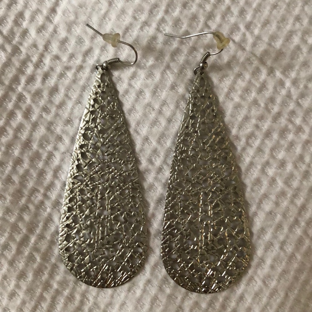 Silver earrings